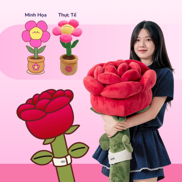 Mỗi bó hoa bông là kết tinh của hàng trăm giờ sáng tạo và tỉ mỉ