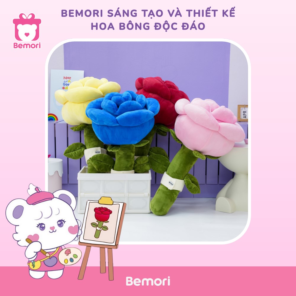 Gấu bông Bemori xuất hiện lúc yêu thương cần được xoa dịu