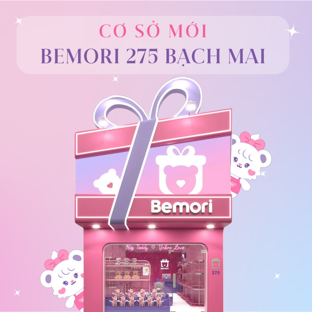 Chào mừng cơ sở mới Bemori 275 Bạch Mai