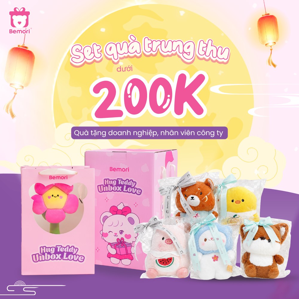 Quà Trung thu cho nhân viên dưới 200K: quà tặng doanh nghiệp ý nghĩa