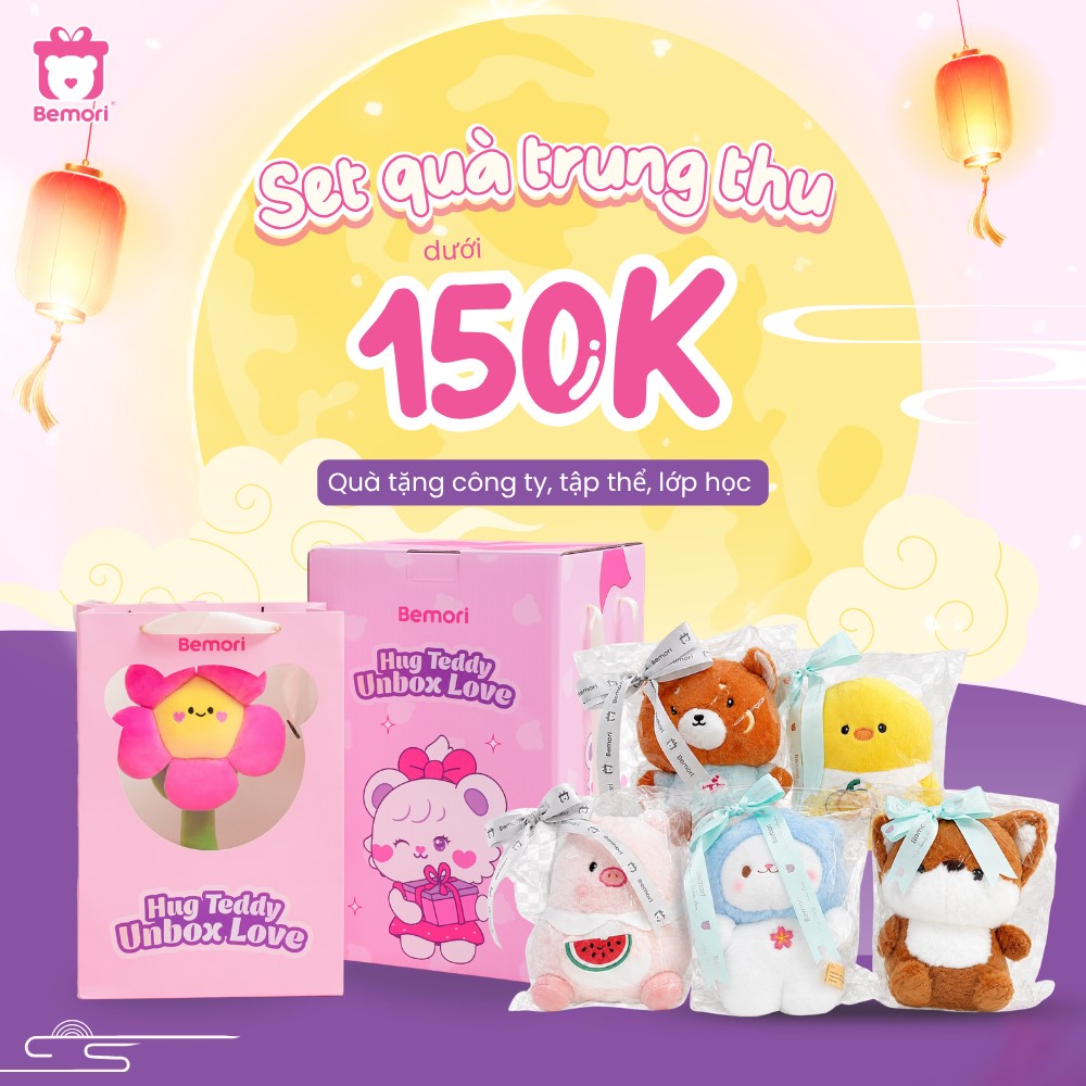 Quà trung thu cho bé dưới 150K cho tập thể, trường học