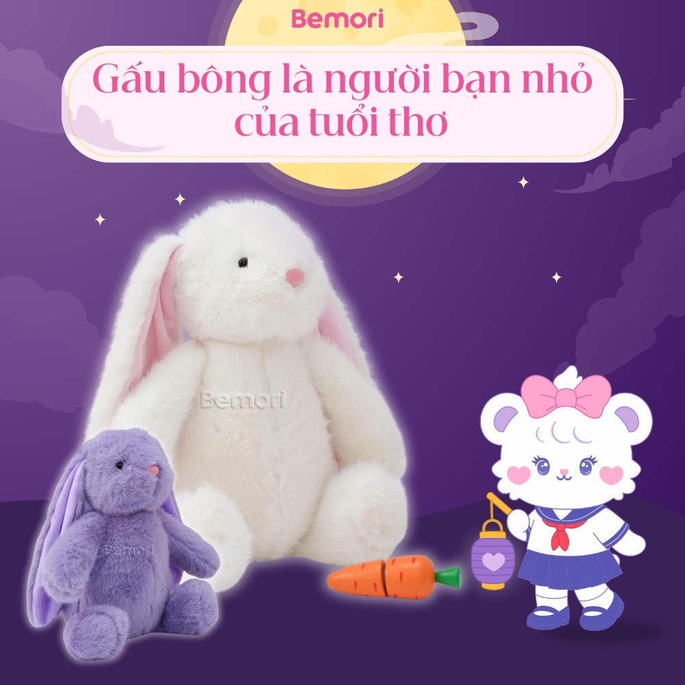 Gấu bông làm quà Trung thu cho học sinh được ưa chuộng