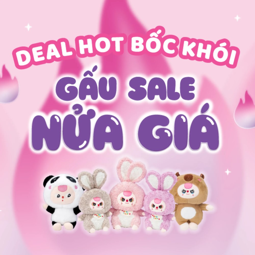 Deal Hot Bốc Khói, Gấu Sale Nửa Giá Chỉ Có Tại Bemori