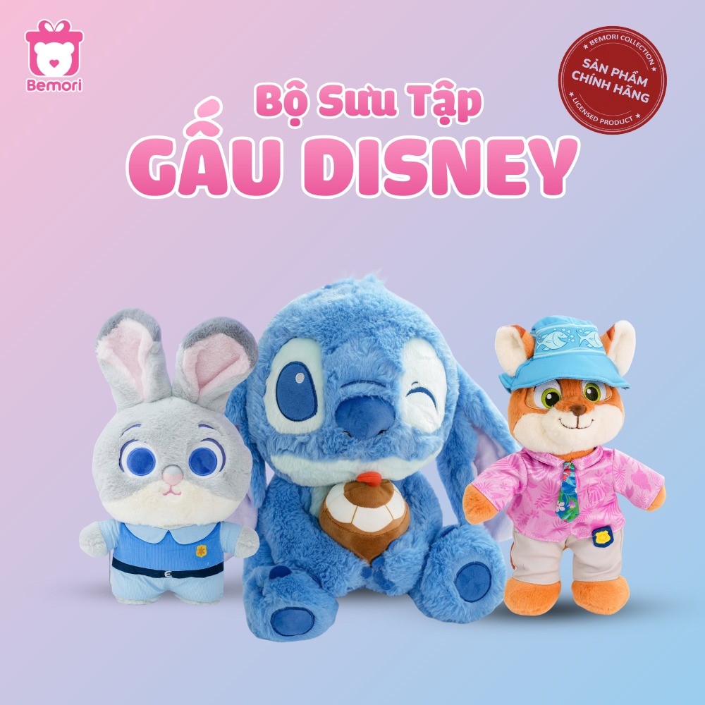 Bộ sưu tập gấu bông Disney chính hãng được yêu thích tại Bemori
