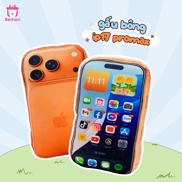 Gấu bông iPhone 17 Promax