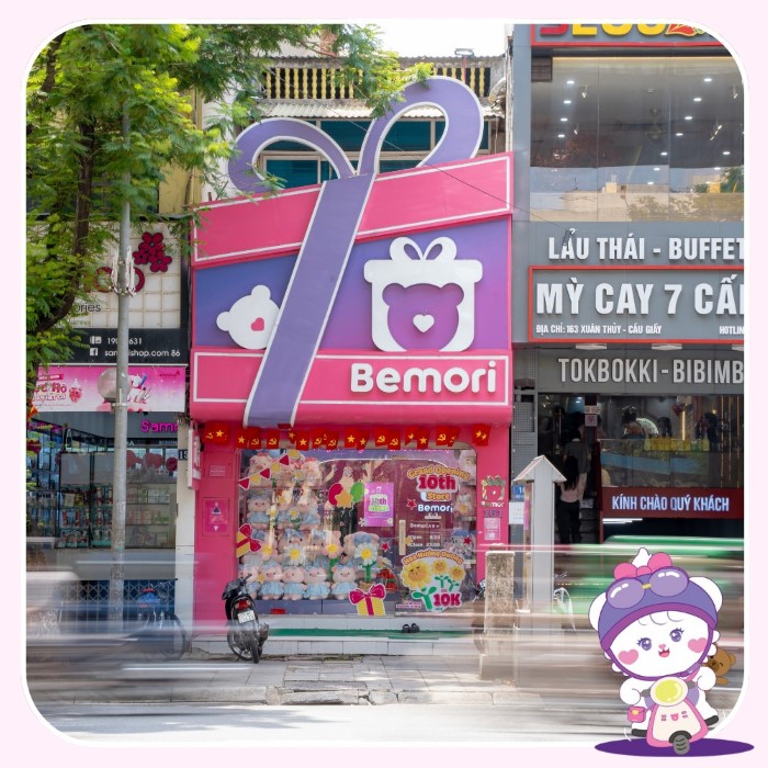 Bemori Xuân Thủy – Sân chơi gấu bông của hội Cầu Giấy