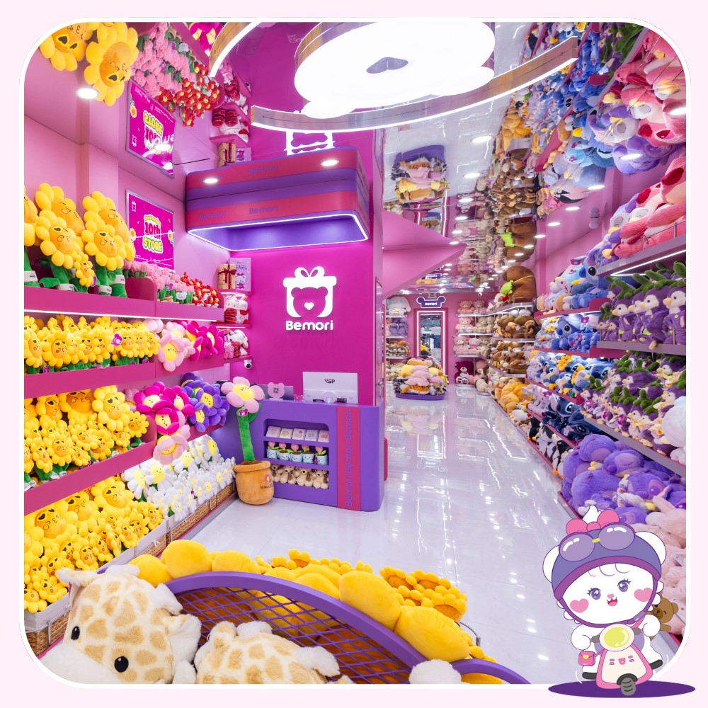 Shop gấu bông – Nơi gửi gắm tình yêu bằng sự mềm mại