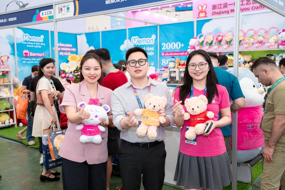 Hành trình kết nối những người yêu gấu bông của Bemori tại triển lãm IBTE