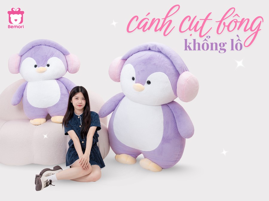 Các Mẫu Cánh Cụt Bông Khổng Lồ Đang Hot Trên Mạng Xã Hội