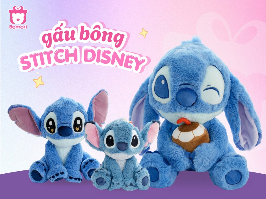 Bộ Sưu Tập Gấu Bông Stitch Disney Dễ Thương Khiến Fan Thích Mê