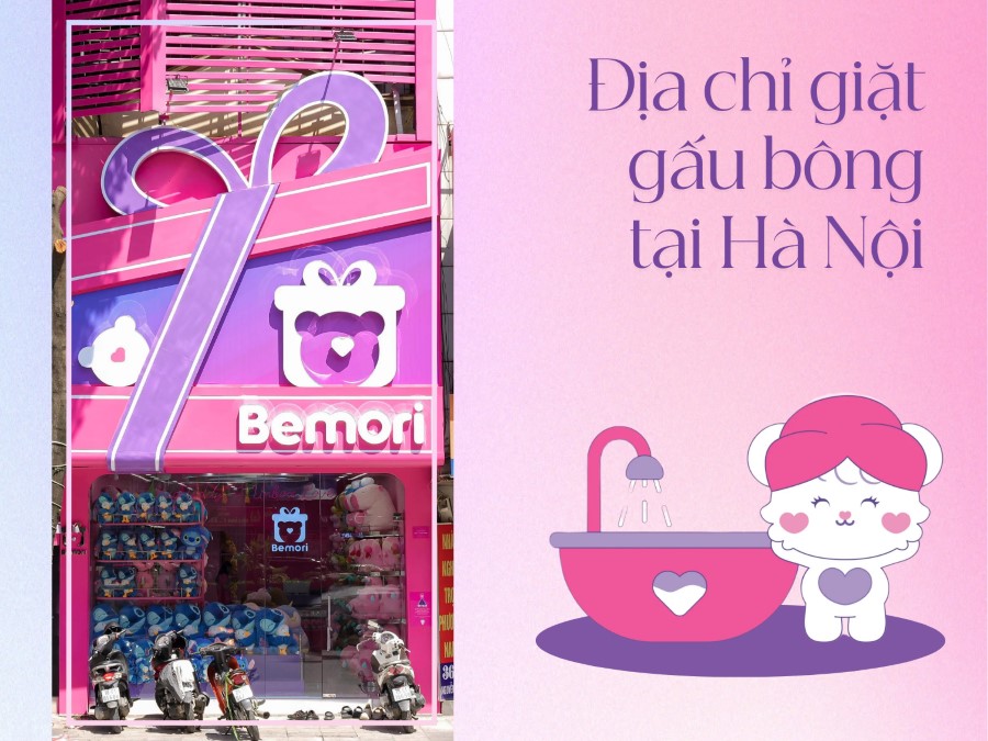 Giặt Gấu Bông Hà Nội Ở Đâu? Hướng Dẫn Vệ Sinh, Giữ Gấu Luôn Như Mới