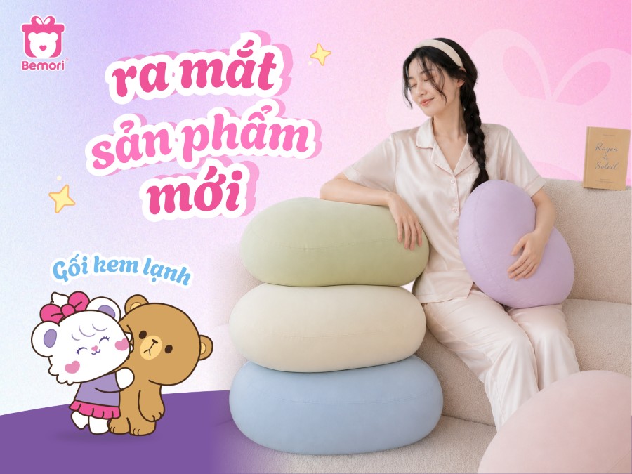 Ra Mắt Sản Phẩm Mới Dòng Gối Ôm Kem Lạnh