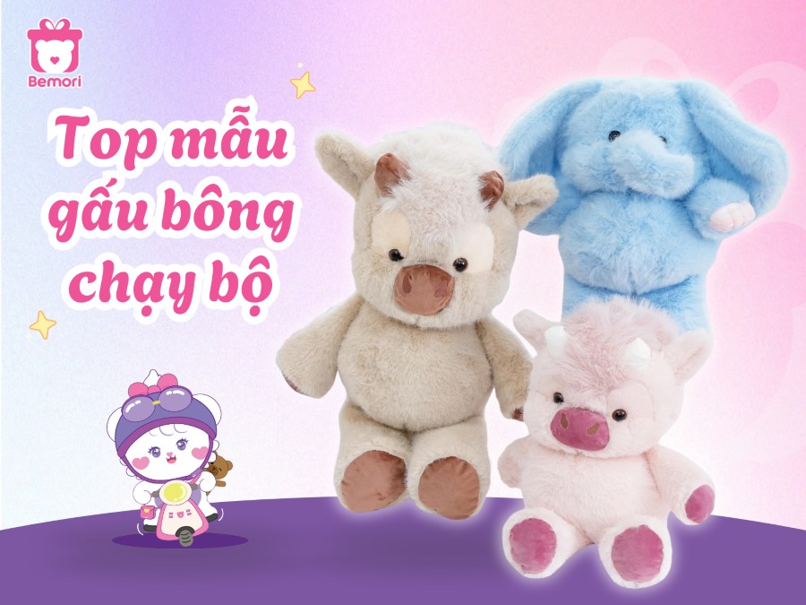 Mẫu Gấu Bông Chạy Bộ