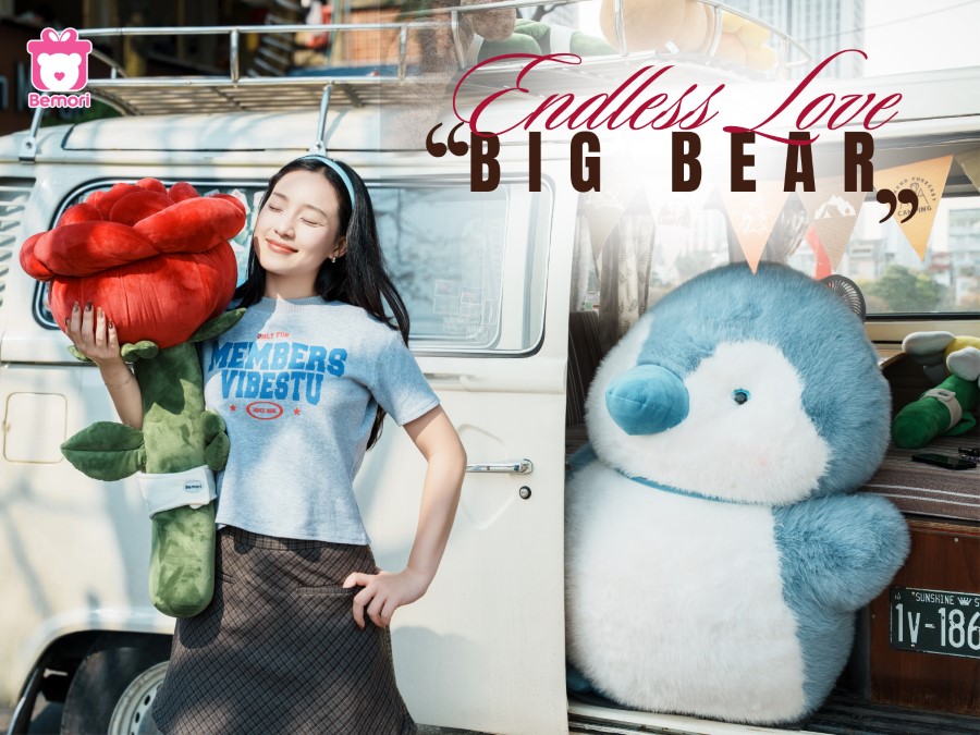 Top Mẫu Gấu Bông To Bằng Người: Món Quà Siêu To Khổng Lồ Khiến Bạn Gái Bất Ngờ