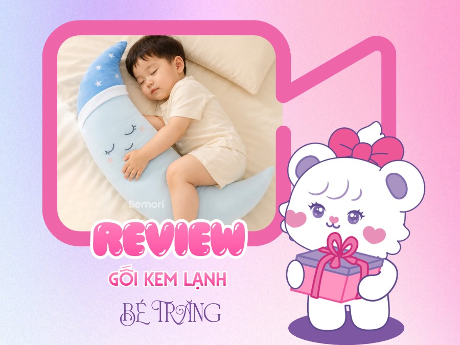 Review Gối Kem Lạnh Mặt Trăng