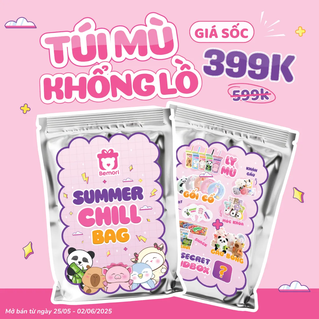 Túi mù khổng lồ giá ưu đãi chỉ 399K tại Bemori