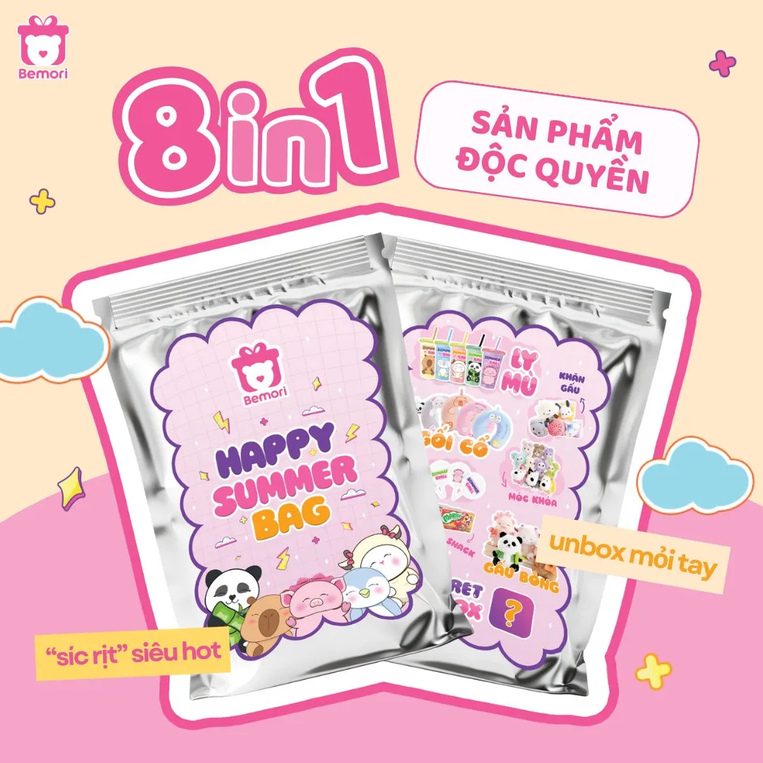 Túi mù 8in1 - Sản phẩm độc quyền từ Bemori