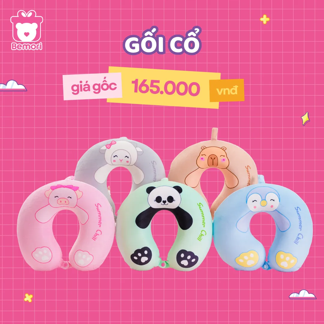 Giá gốc của các mẫu gối cổ là 165.000 đồng