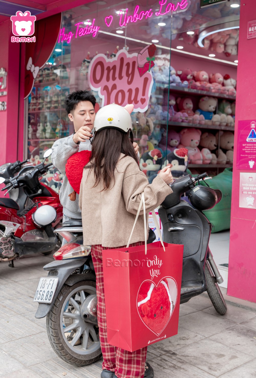 Mẫu gấu bông Valentine mới nhất đã được trao đi