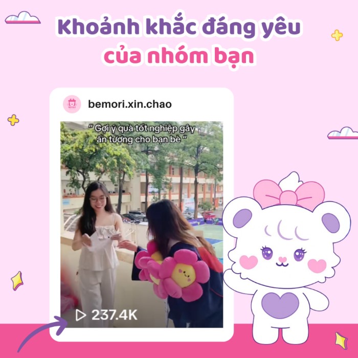 Khoảnh khắc đáng yêu của nhóm bạn thân