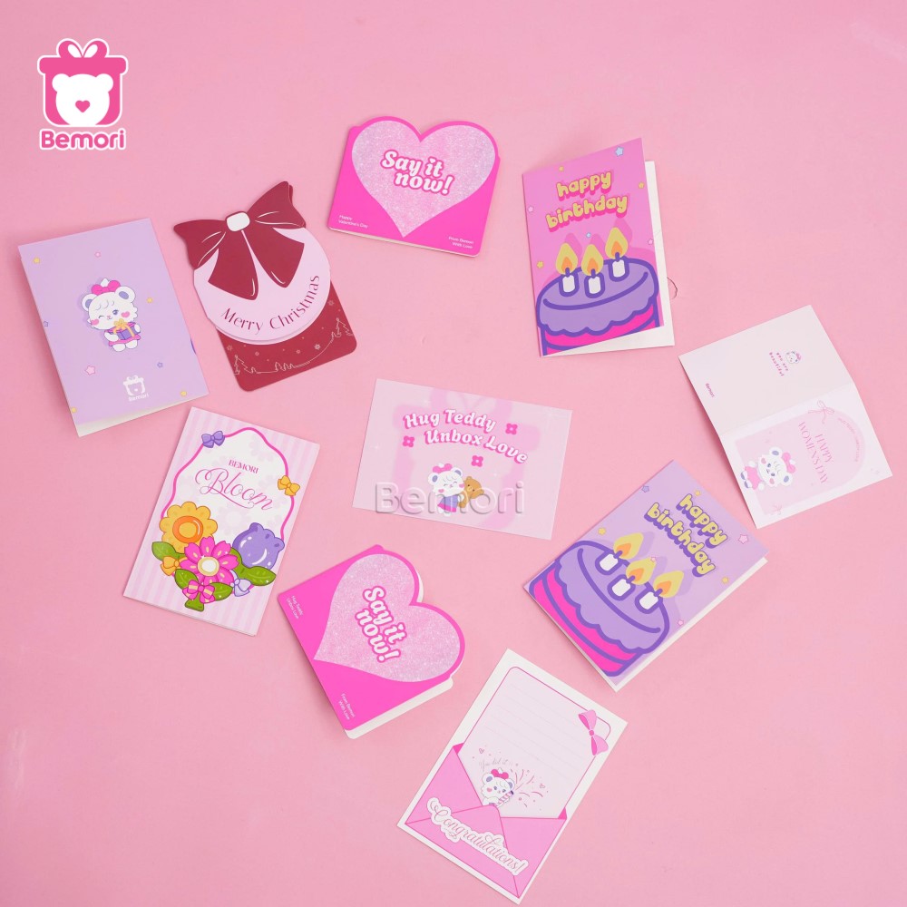 Thiệp xinh được Bemori thiết kế riêng dành tặng bạn