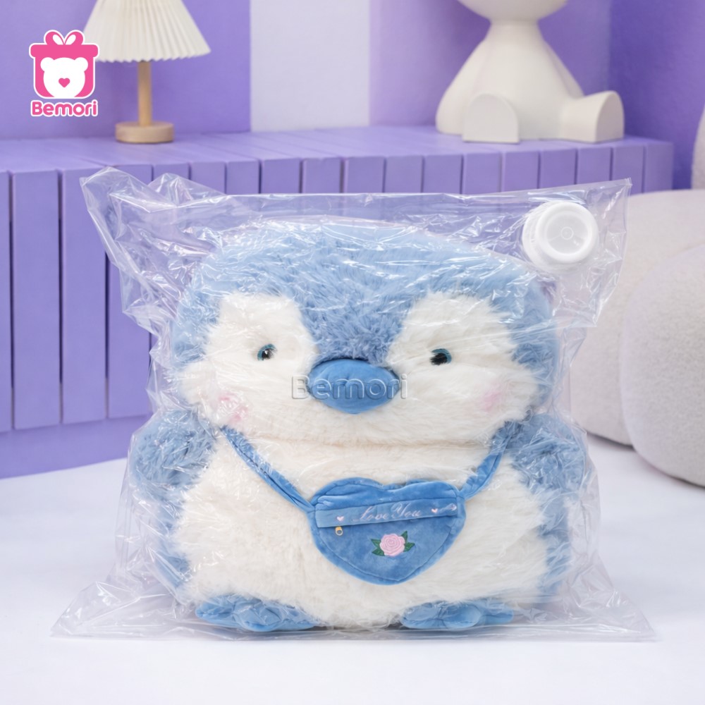 Cách bảo quản gấu bông cánh cụt bằng hút chân không