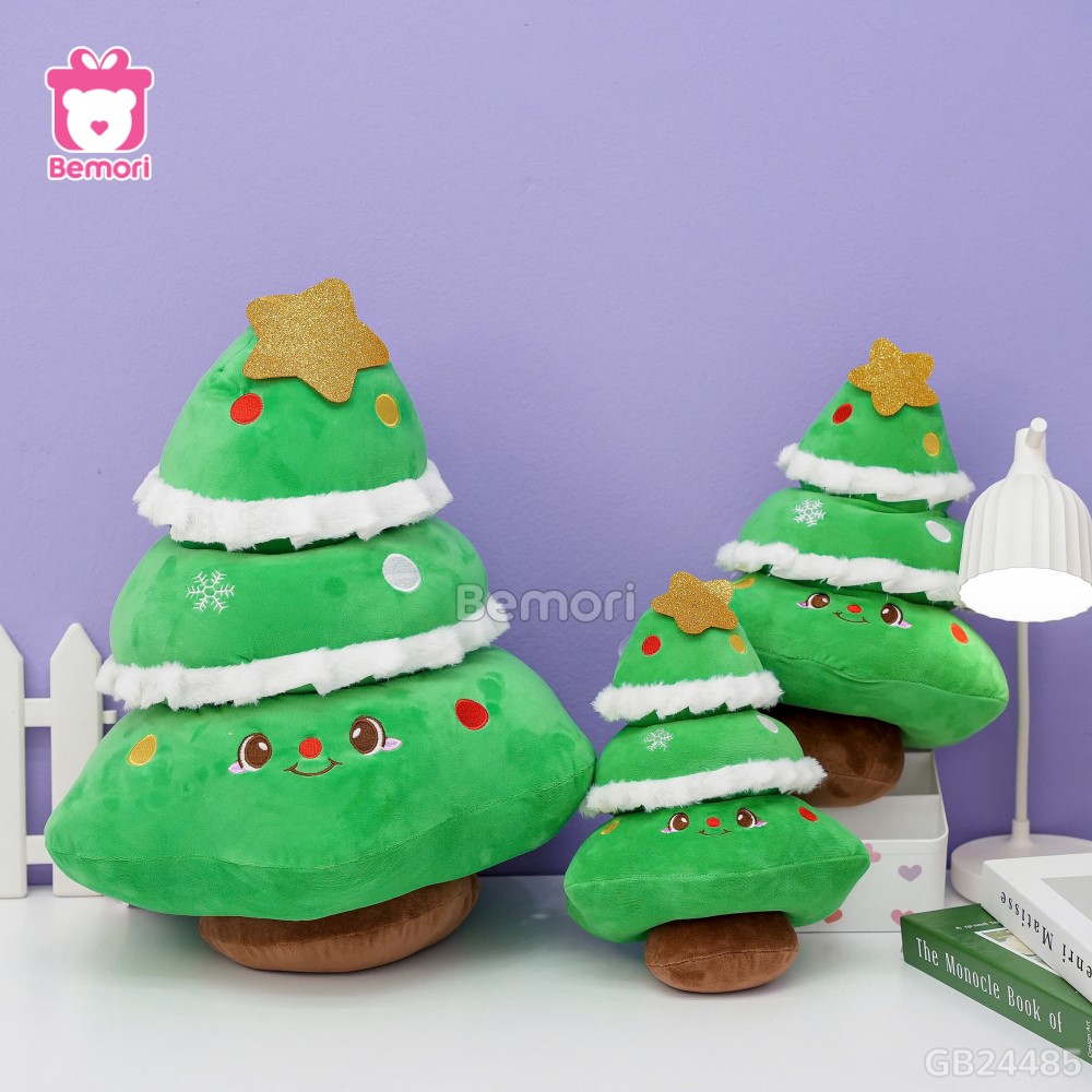 Gấu Bông Cây Thông Noel 3 Tầng