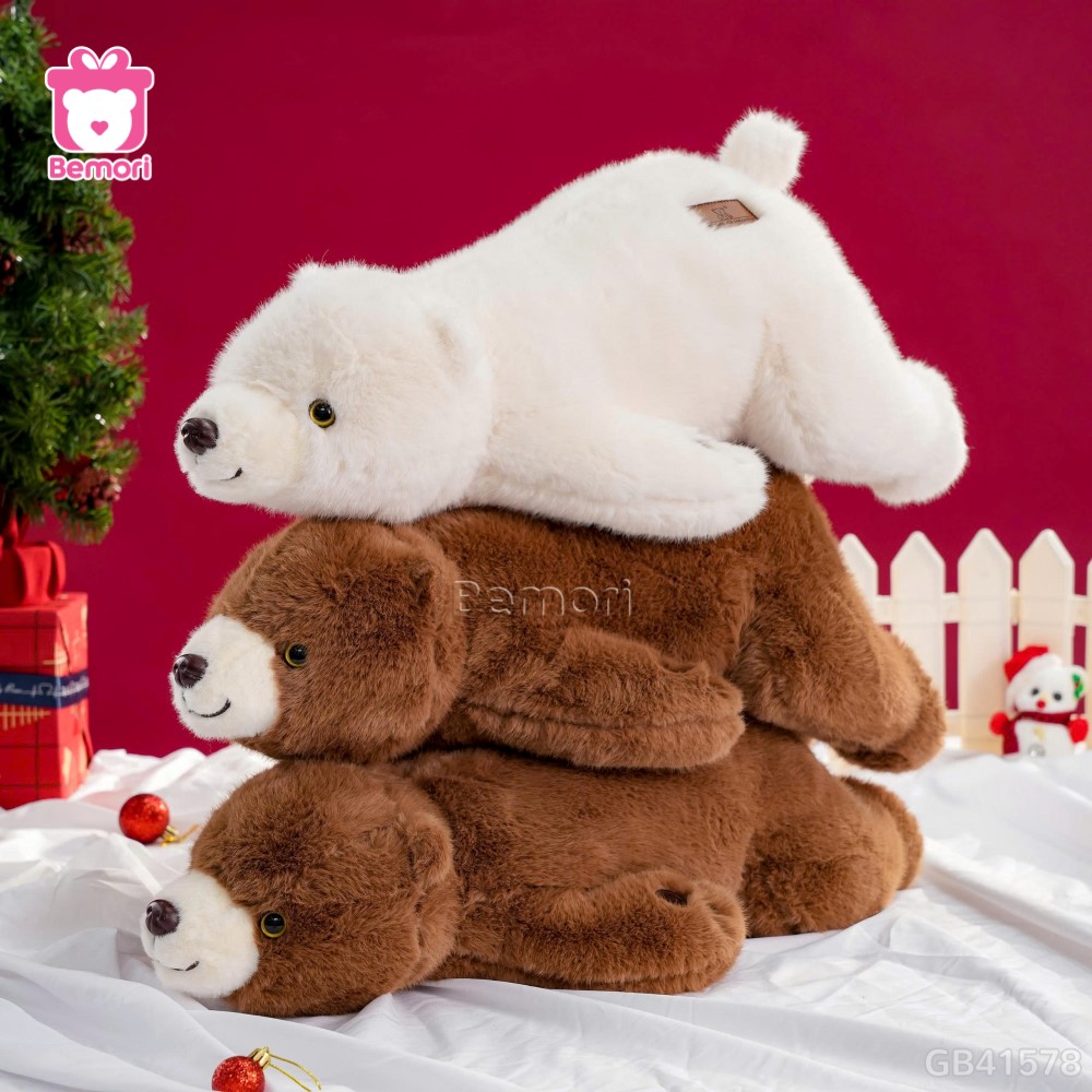 Gấu Bông Bắc Cực Nằm