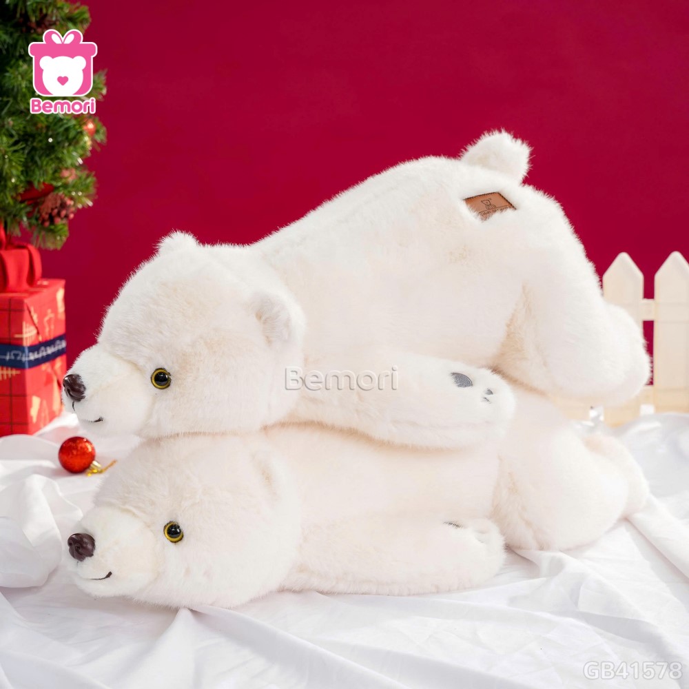 Gấu Bông Bắc Cực Nằm