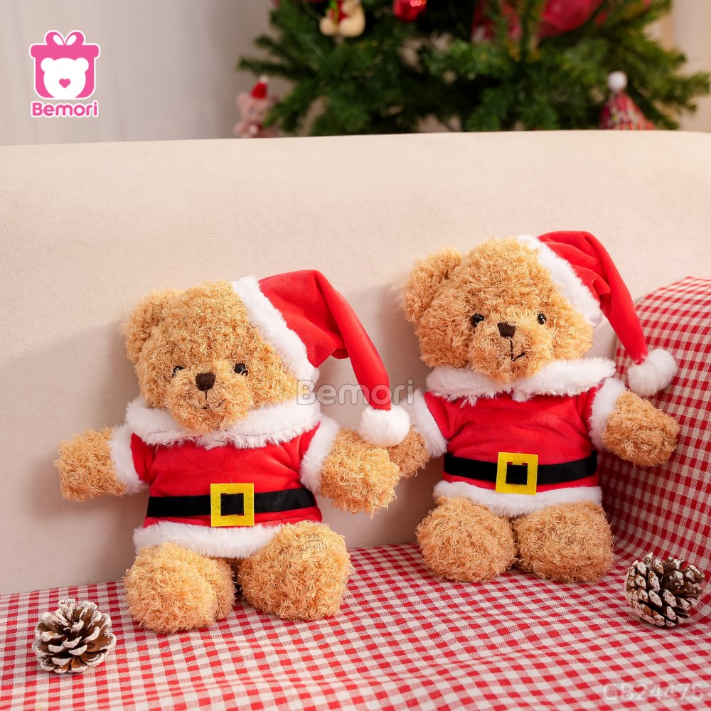 Gấu Bông Teddy Áo Mũ Noel