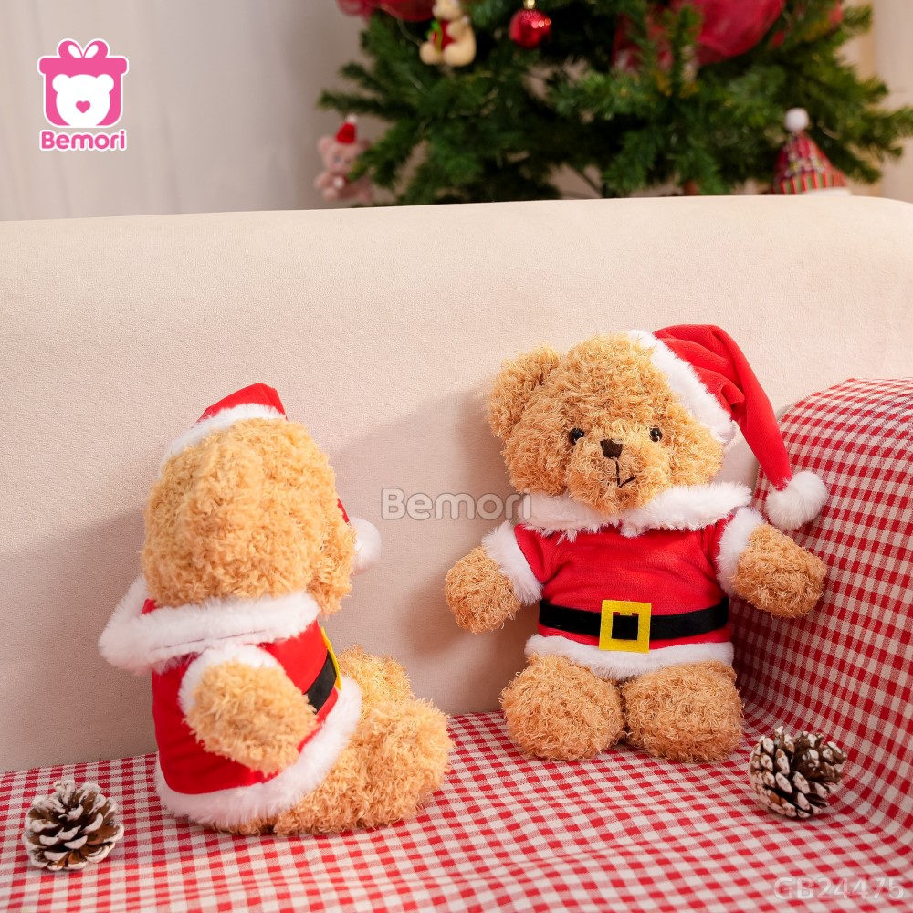 Gấu Bông Teddy Áo Mũ Noel