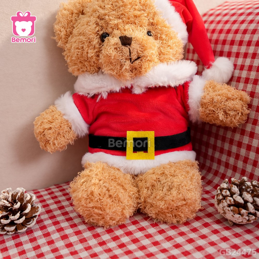 Gấu Bông Teddy Áo Mũ Noel