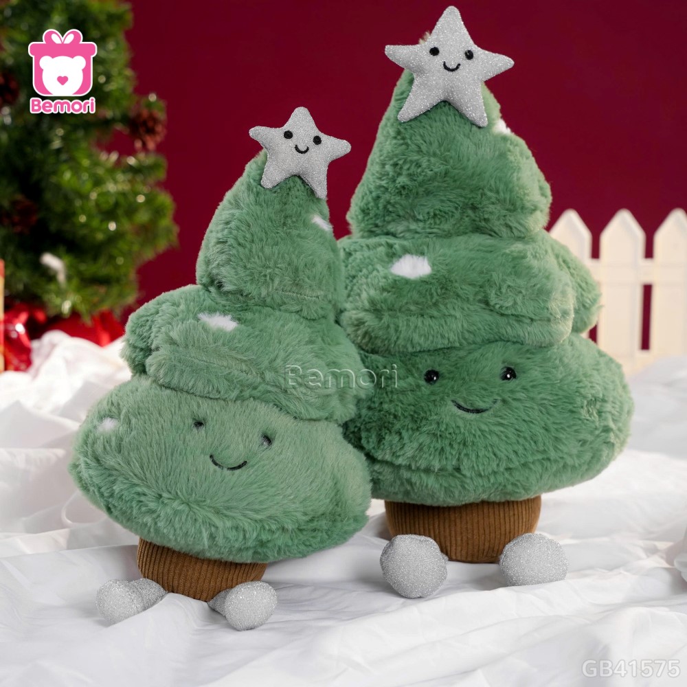 Gấu Bông Cây Thông Noel Mặt Cười