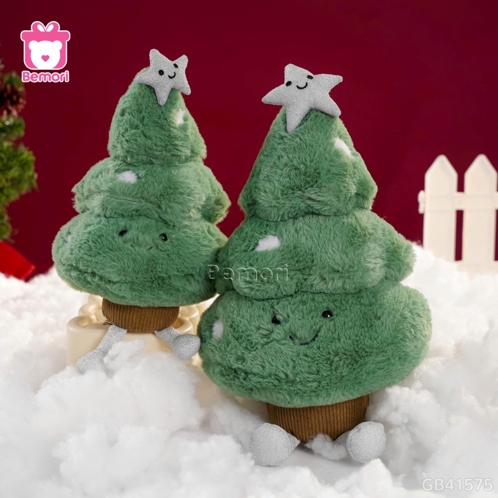Gấu Bông Cây Thông Noel Mặt Cười