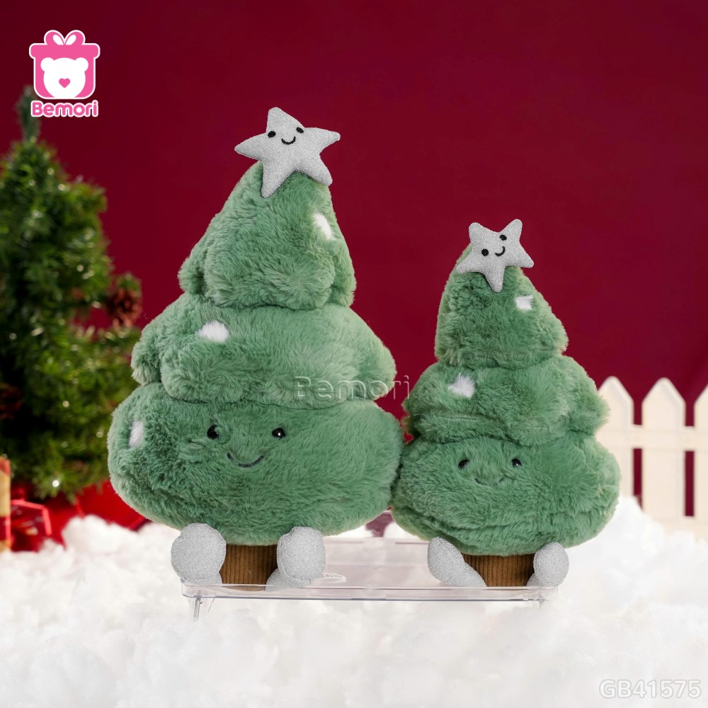 Gấu Bông Cây Thông Noel Mặt Cười