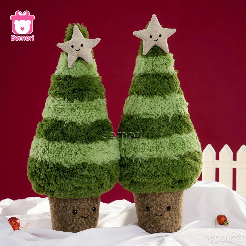 Gấu Bông Cây Thông Noel Xanh Đậm