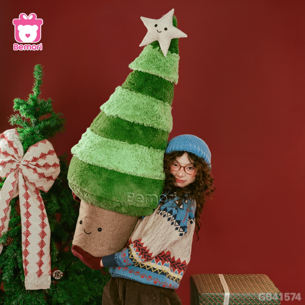 Gấu Bông Cây Thông Noel Xanh Đậm