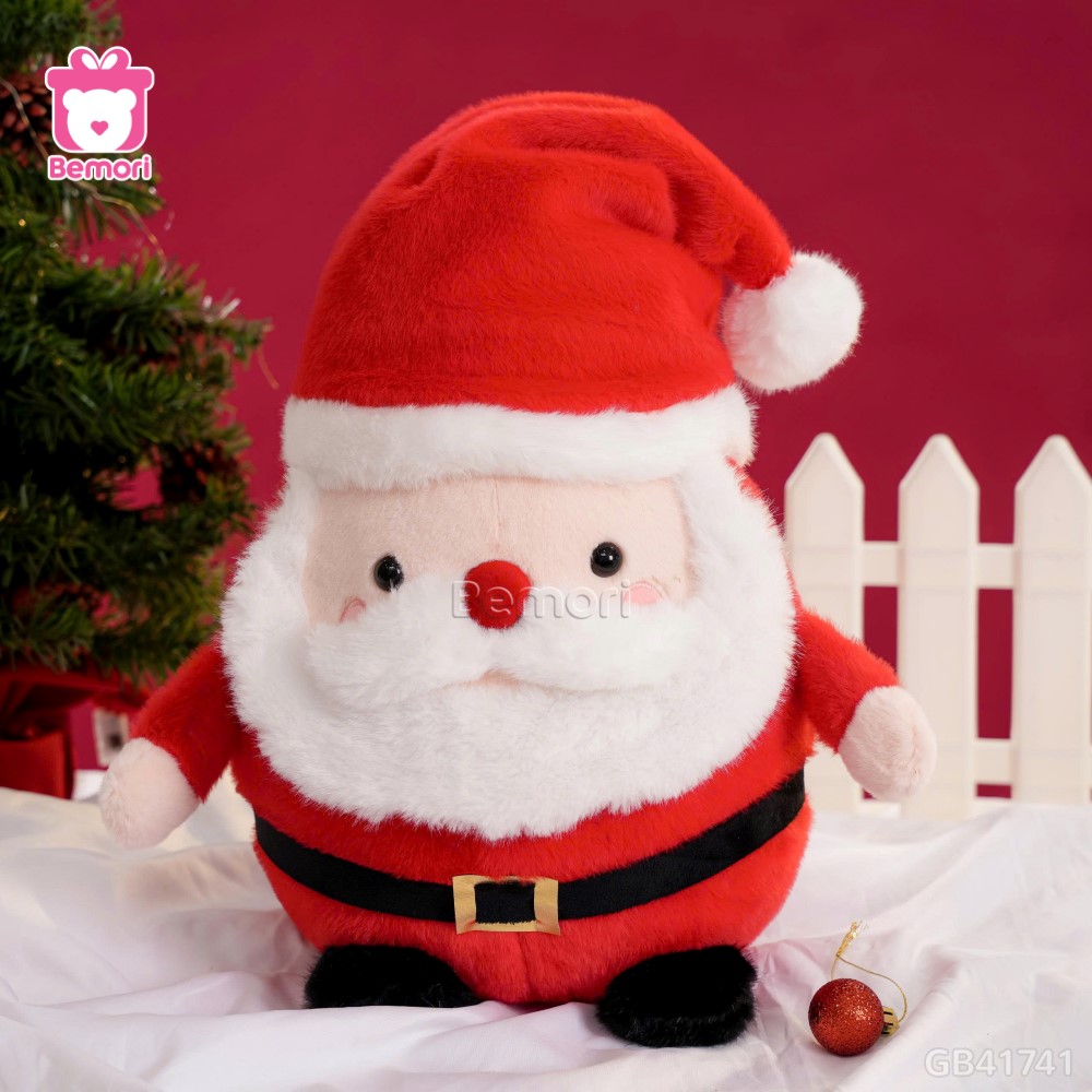 Gấu Bông Ông Già Noel Mũ Trơn