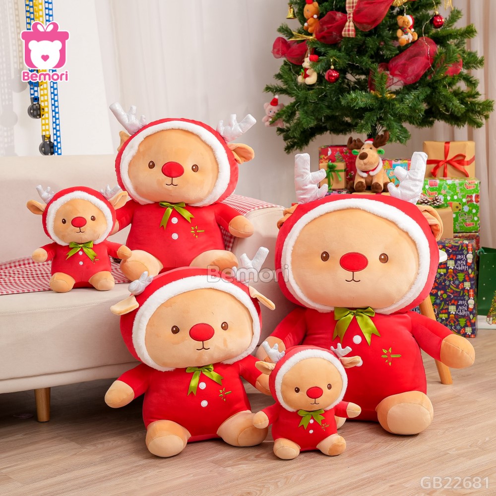 Gấu Bông Noel Tuần Lộc Baby