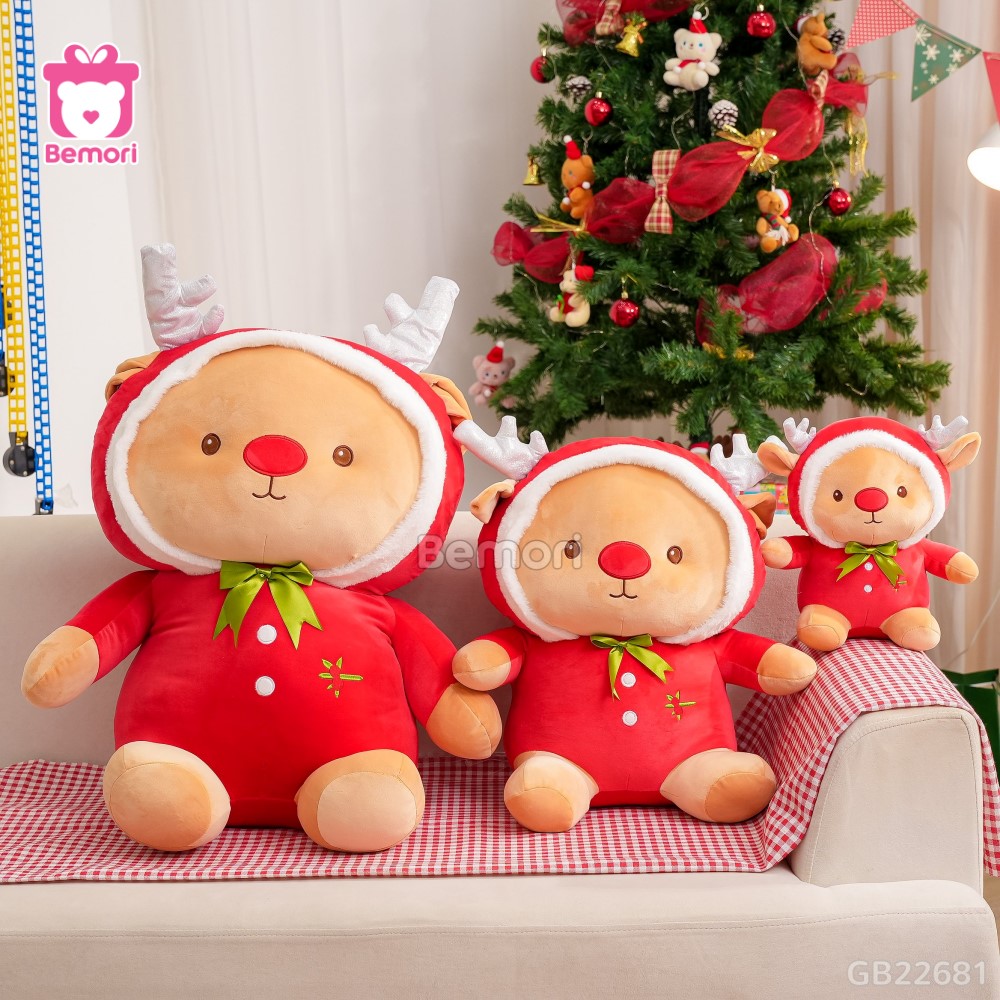 Gấu Bông Noel Tuần Lộc Baby