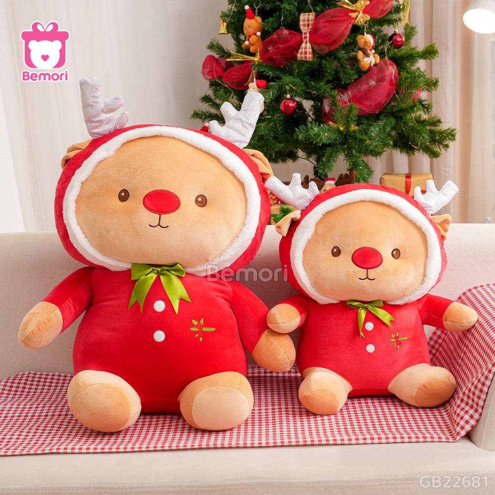 Gấu Bông Noel Tuần Lộc Baby