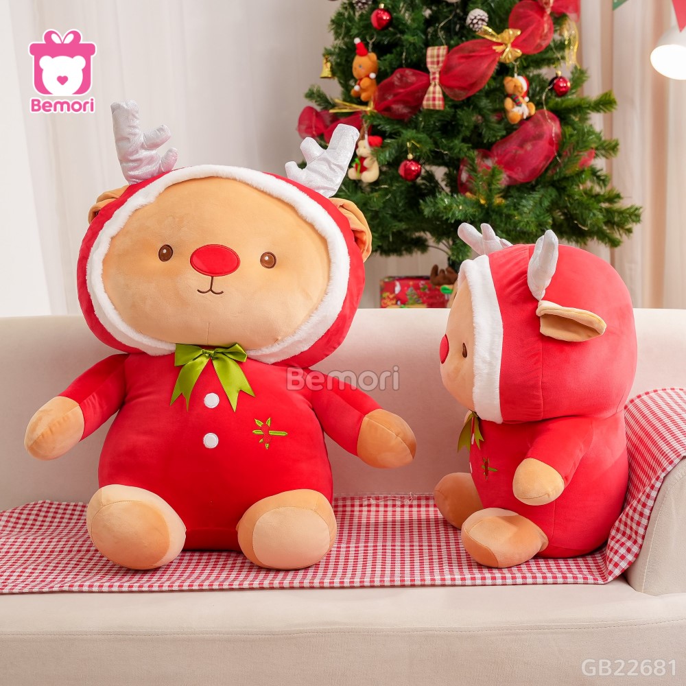 Gấu Bông Noel Tuần Lộc Baby