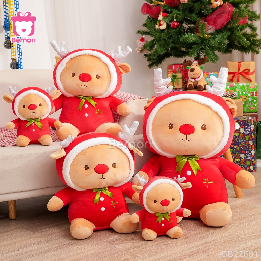 Gấu Bông Noel Tuần Lộc Baby