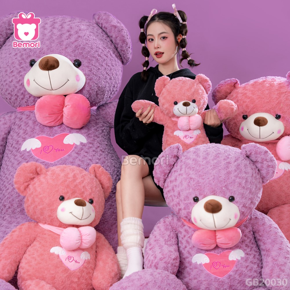 Gấu Bông Teddy Angel là món quà ngọt ngào dành tặng Gấu Iu