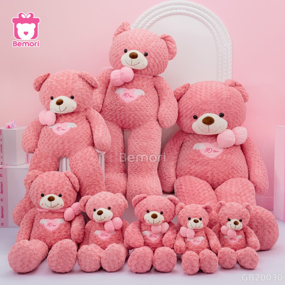 Gấu Bông Teddy Angel Hồng