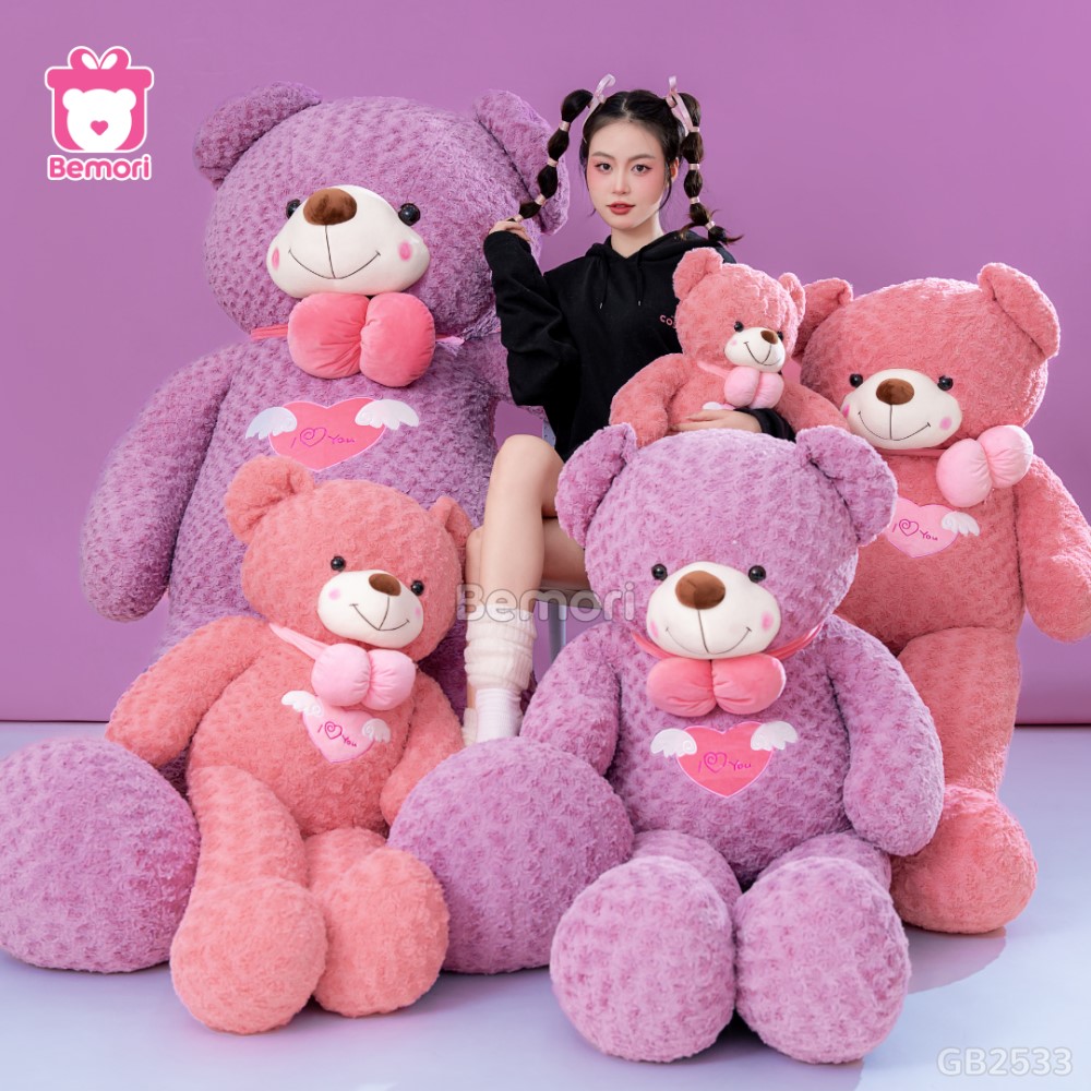 Dáng xinh bên những em gấu bông Teddy Angel xinh