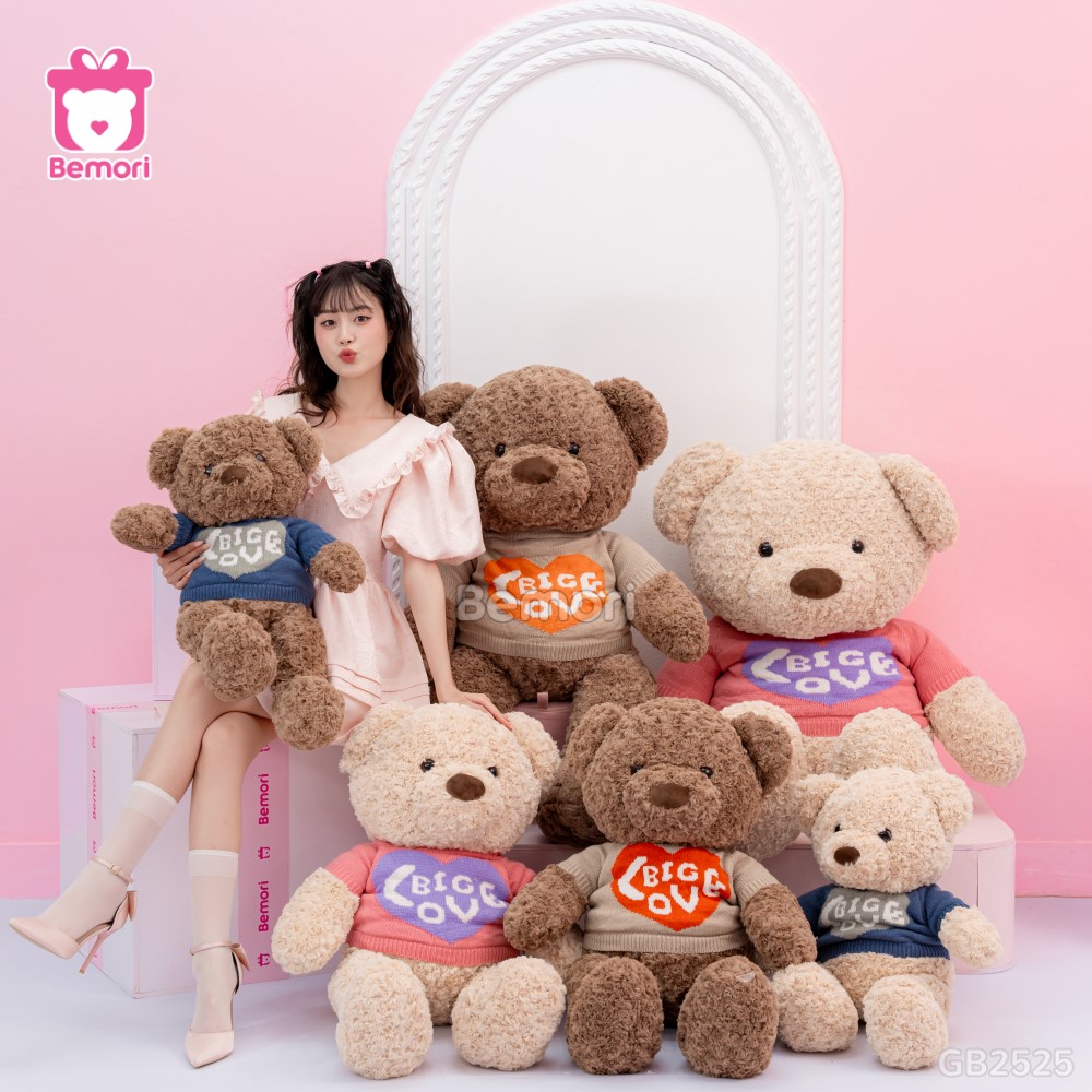 Gấu Bông Teddy Áo Big Love