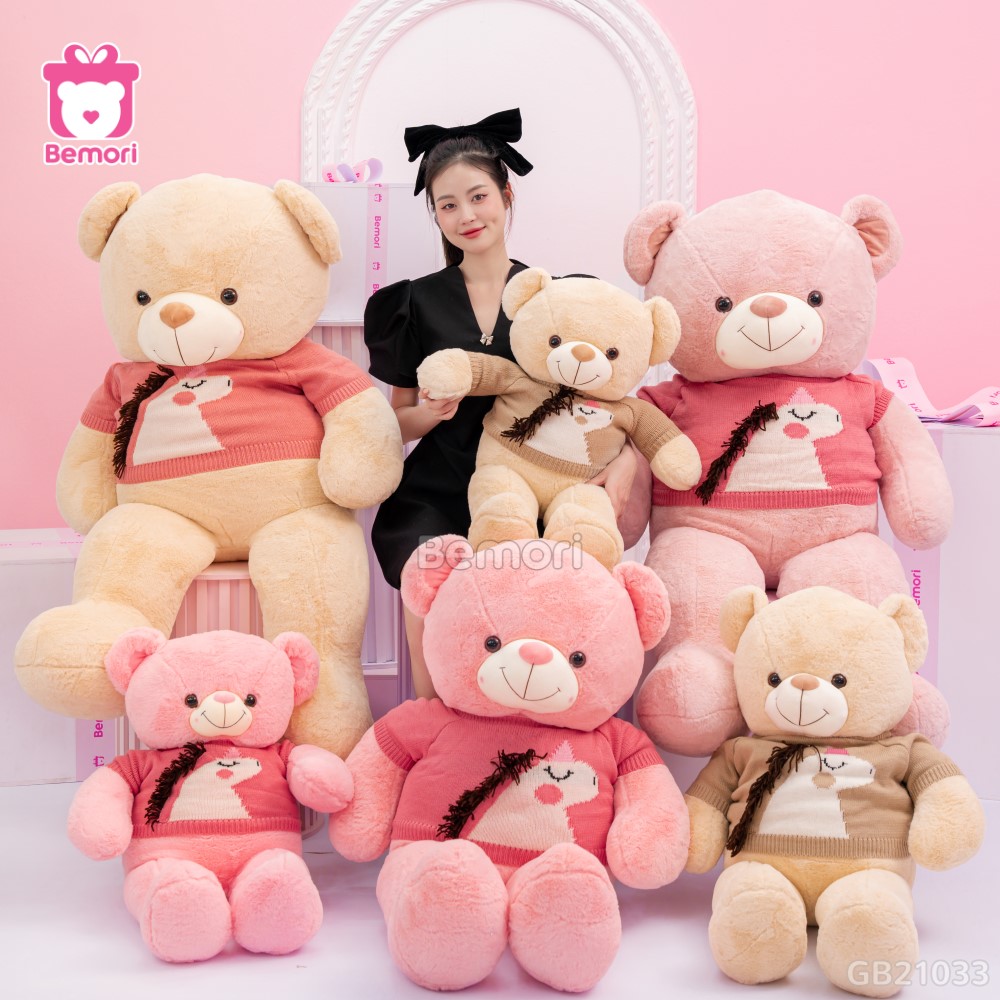 Gấu Bông Teddy Áo Kì Lân Bigsize đủ để ôm trọn vẹn và tạo cảm giác ấm áp