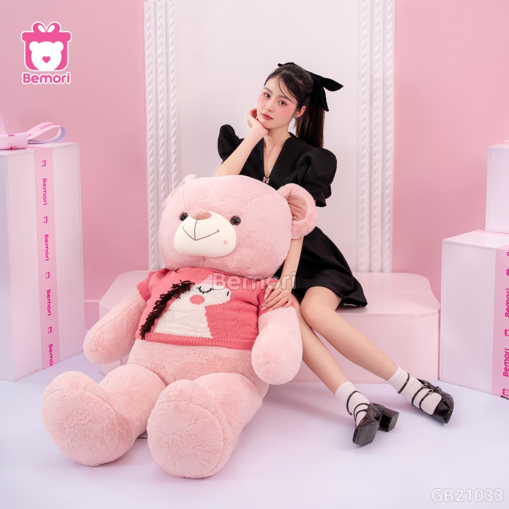 Gấu Bông Teddy Áo Kì Lân màu tím xinh xắn