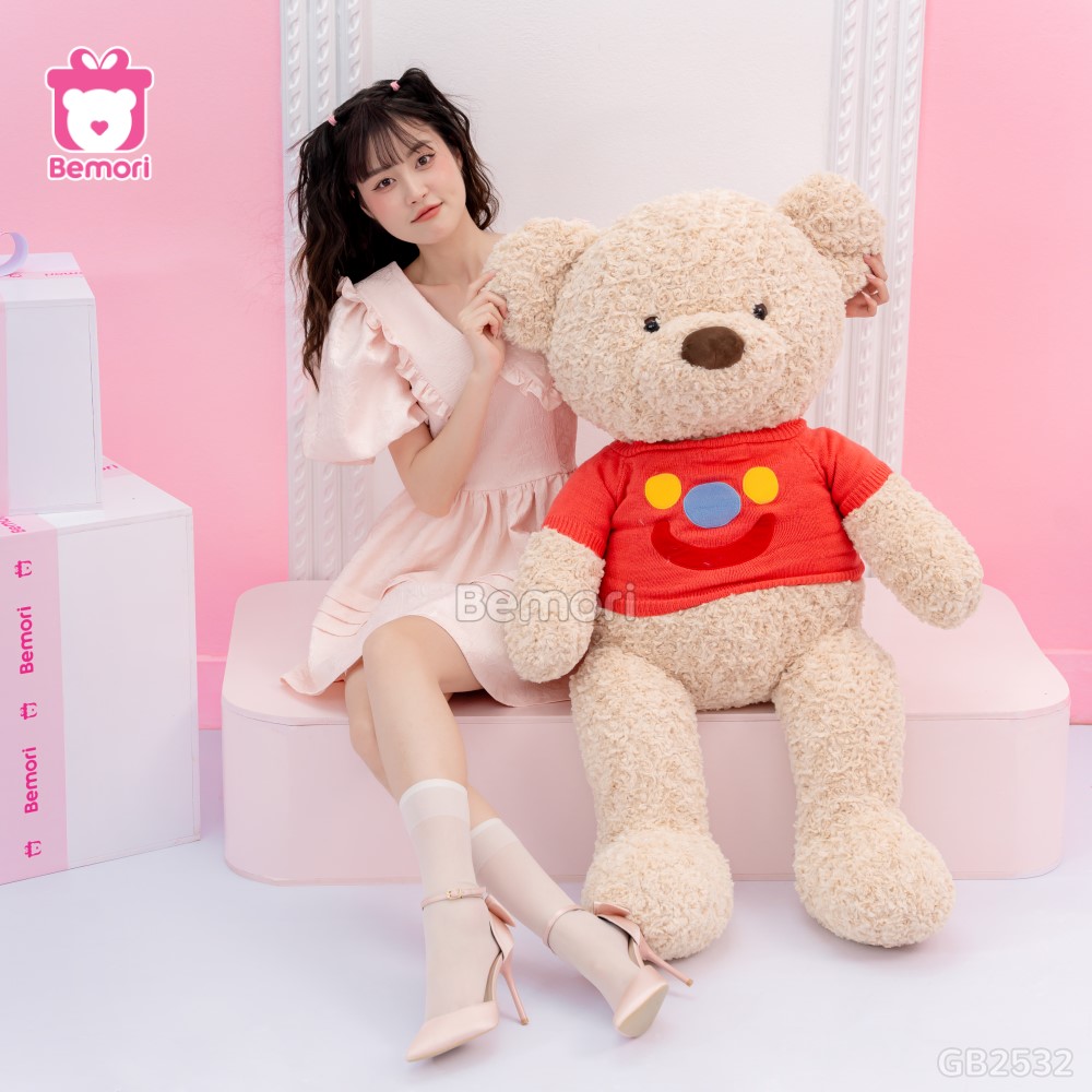 Gấu Bông Teddy Áo Mặt Cười